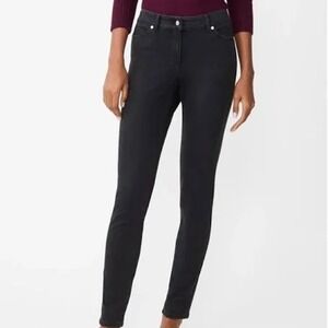 JMclaughlin Womens Black Denim Jeans Skinny Stretch Size 10 Inseam 31